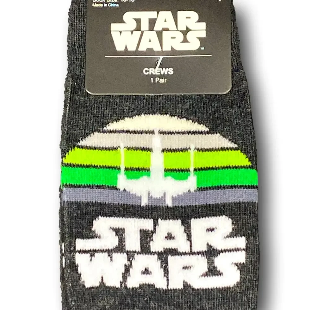 3/$20 Star Wars Funny Novelty Crew Socks - NWT
